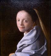 Johannes Vermeer Study of a young woman oil on canvas